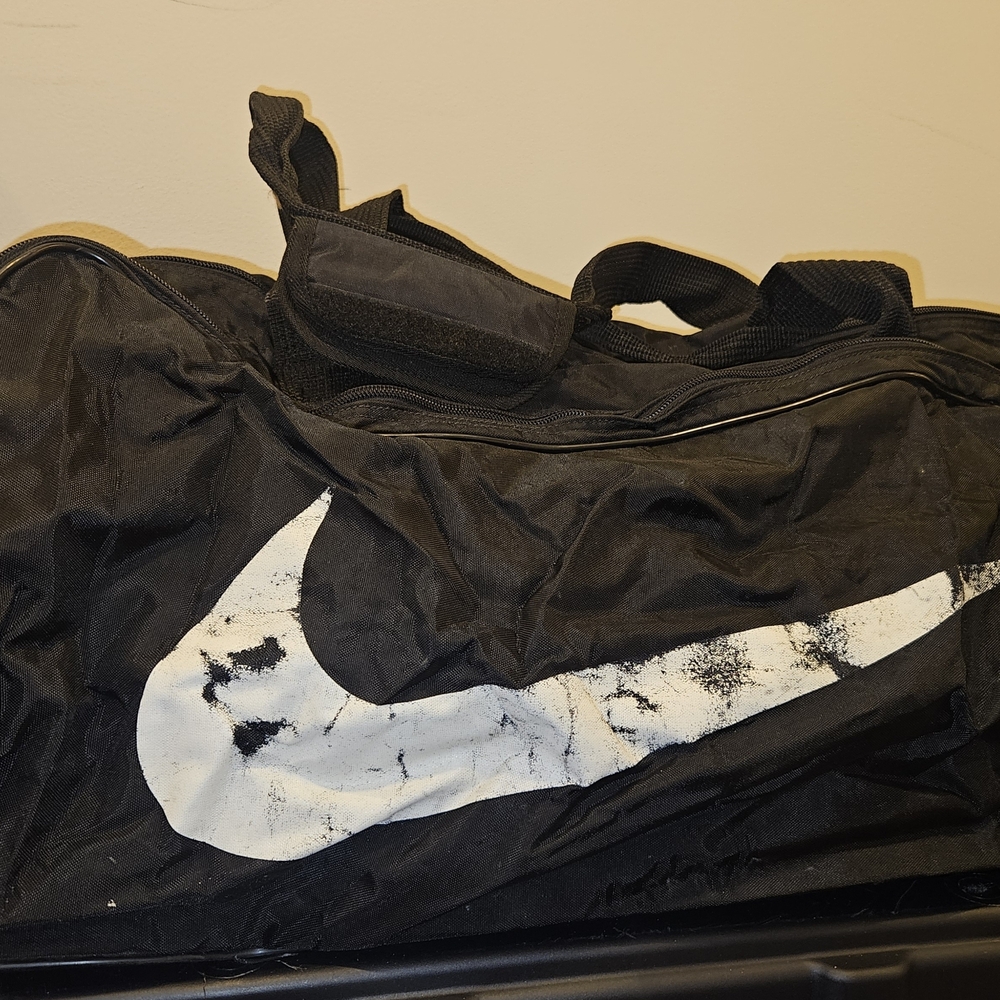 Nike Black Sports Duffel Bag